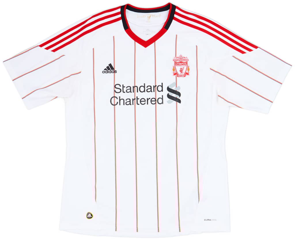 2010-11 Liverpool Away Shirt Gerrard #8 - 6/10 - (XL)