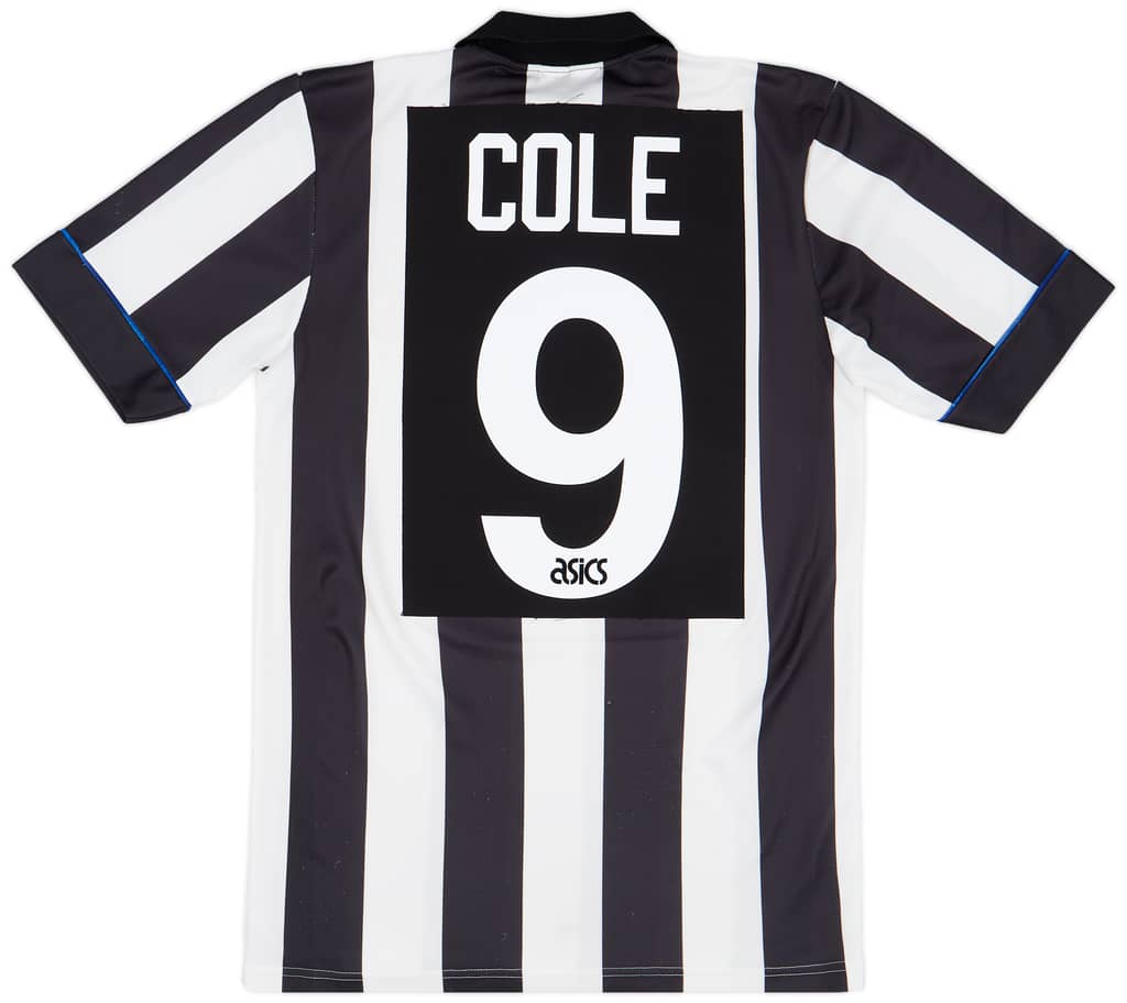 1993-95 Newcastle Home Shirt Cole #9 - 7/10 - (S)