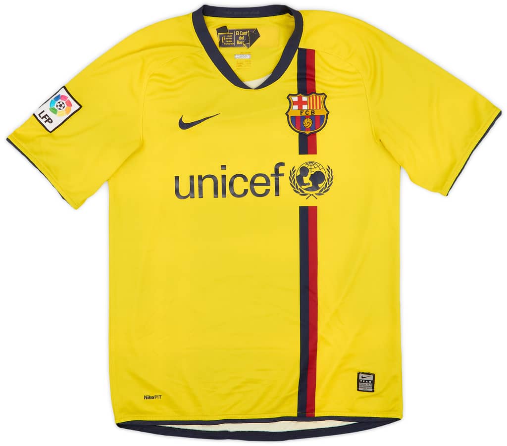 2008-10 Barcelona Away Shirt Messi #10 - 6/10 - (S)
