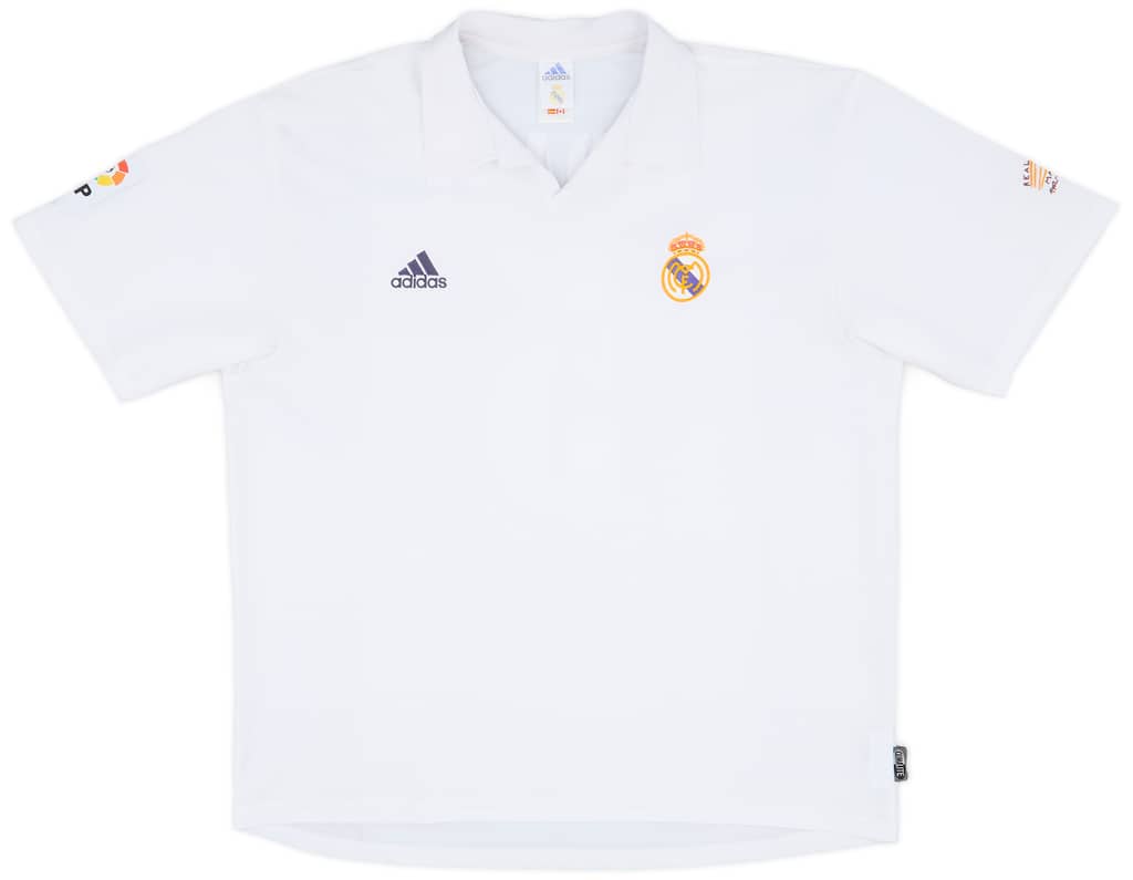 2001 Real Madrid Home Shirt Zidane #5 - 7/10 - (XL)