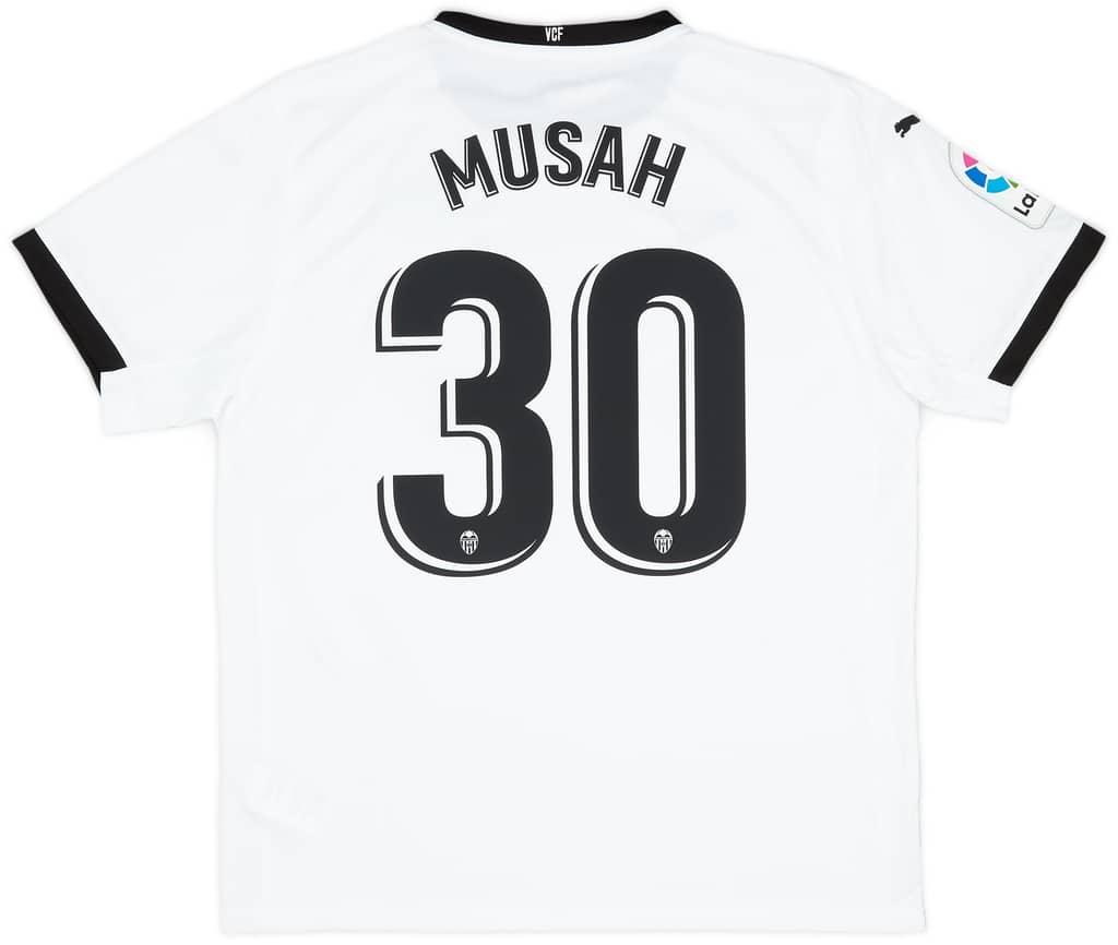 2020-21 Valencia Home Shirt Musah #30