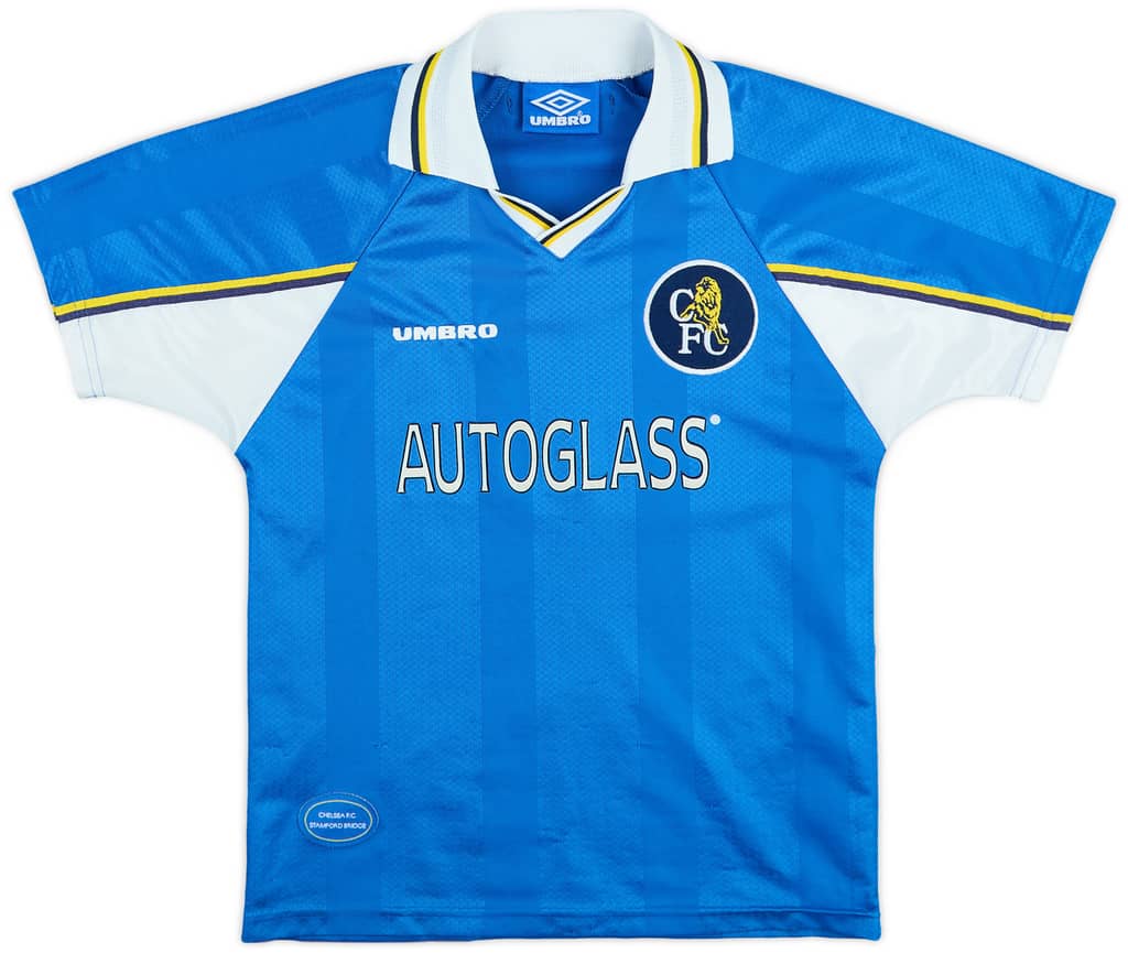 1997-99 Chelsea Home Shirt - 8/10 - (M.Boys)