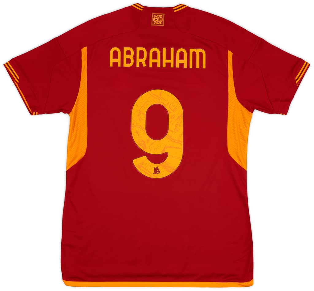 2023-24 Roma Home Shirt Abraham #9