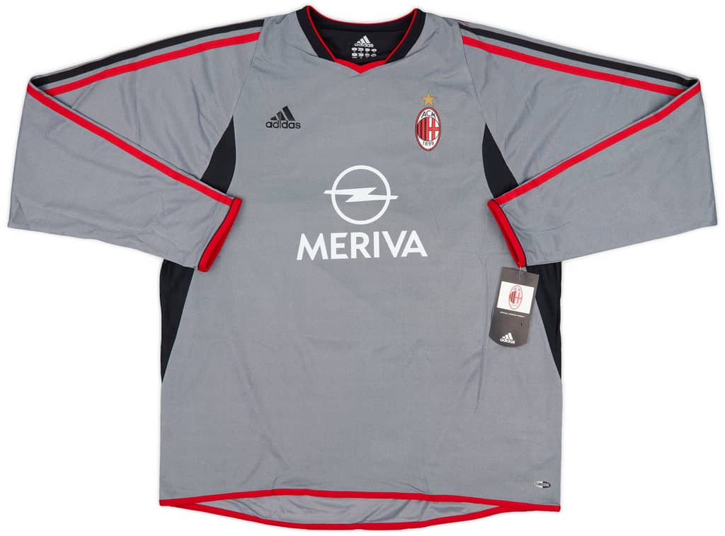 2003-04 AC Milan Player Issue Third L/S Shirt Shevchenko #7 (XL)