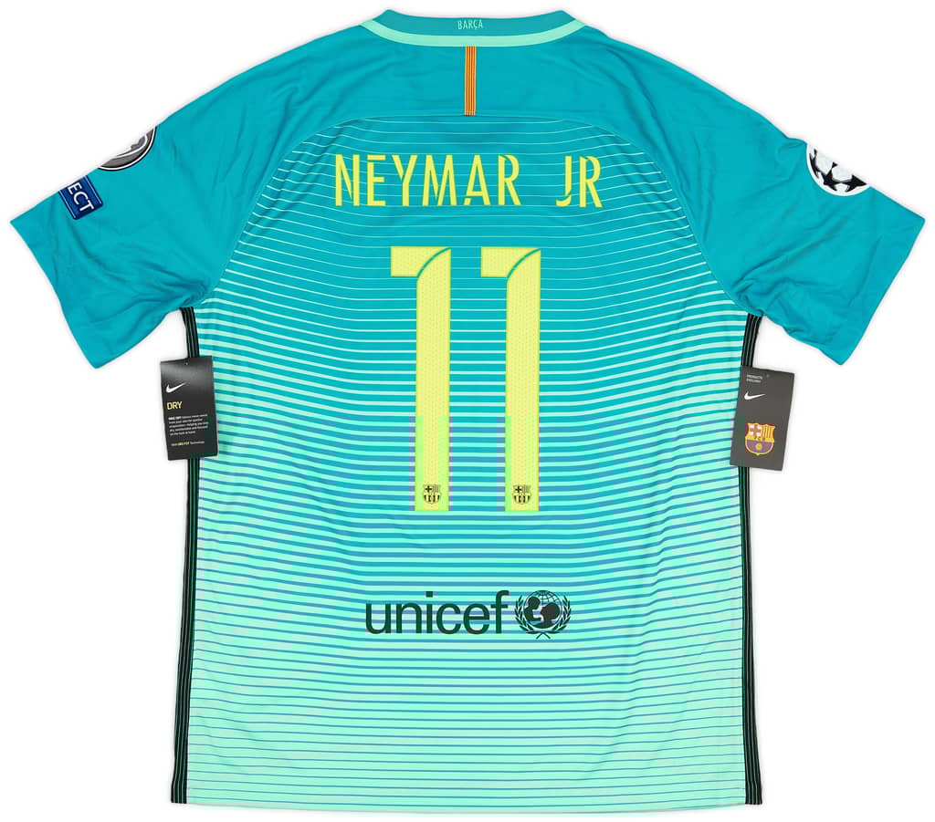 2016-17 Barcelona Third Shirt Neymar Jr #11