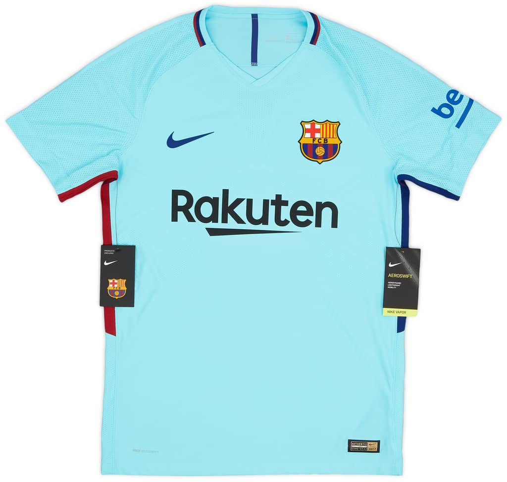 2017-18 Barcelona Authentic Away Shirt Messi #10