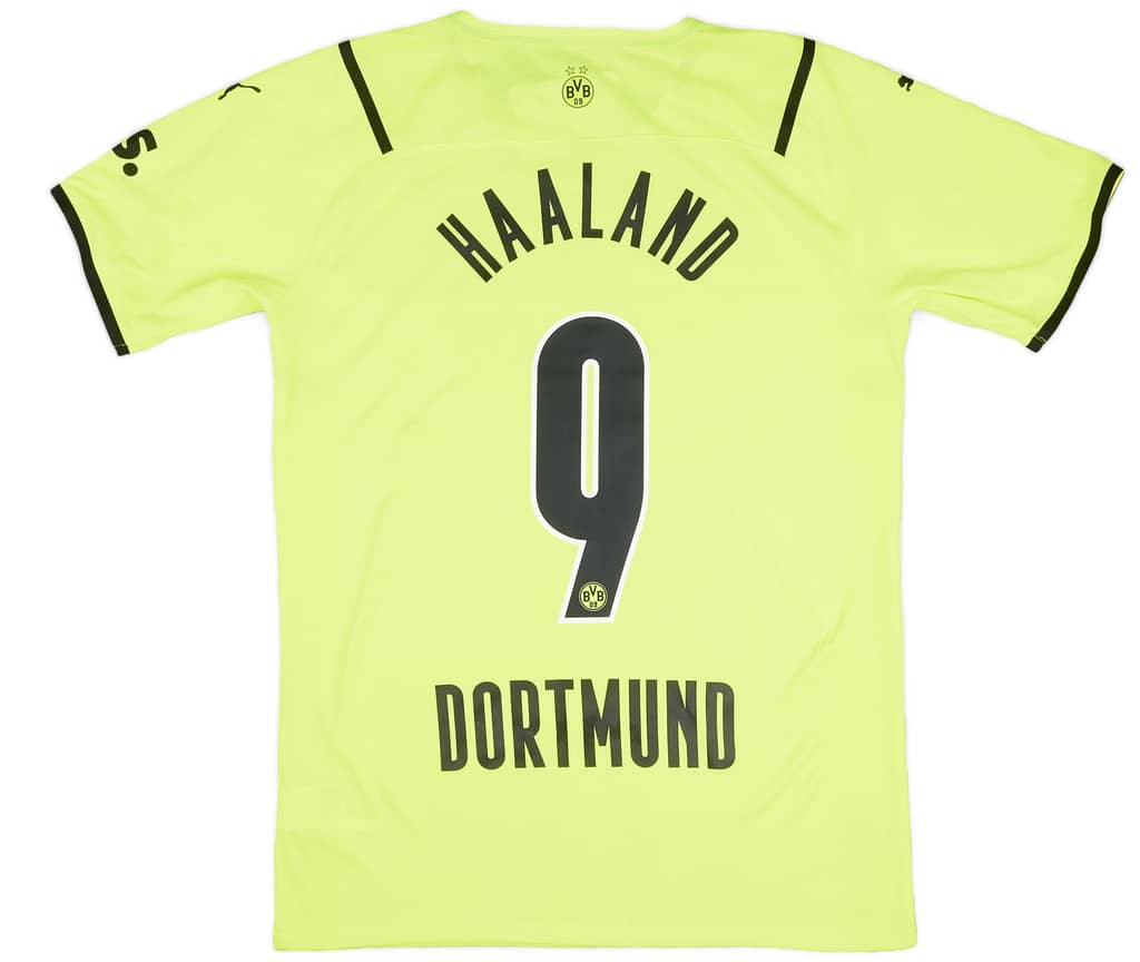 2021-22 Borussia Dortmund Authentic Home European Shirt Haaland #9