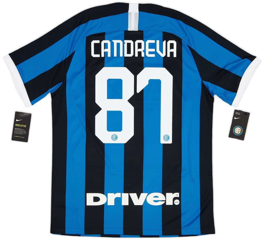 2019-20 Inter Milan Home Shirt Candreva #87