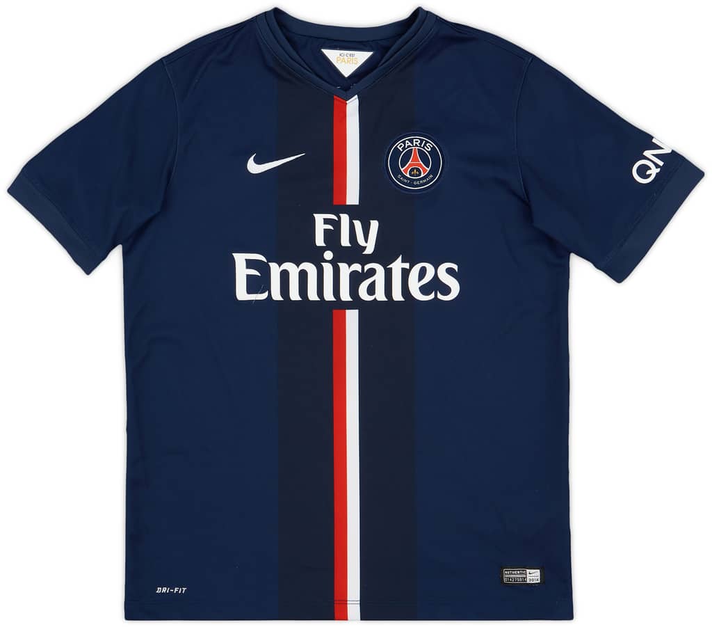 2014-15 Paris Saint-Germain Home Shirt - 8/10 - (XL.Boys)