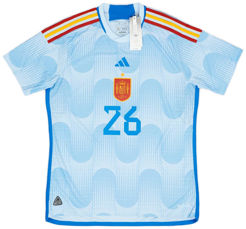 2022-23 Spain Authentic Away Shirt Pedri #26 (M)