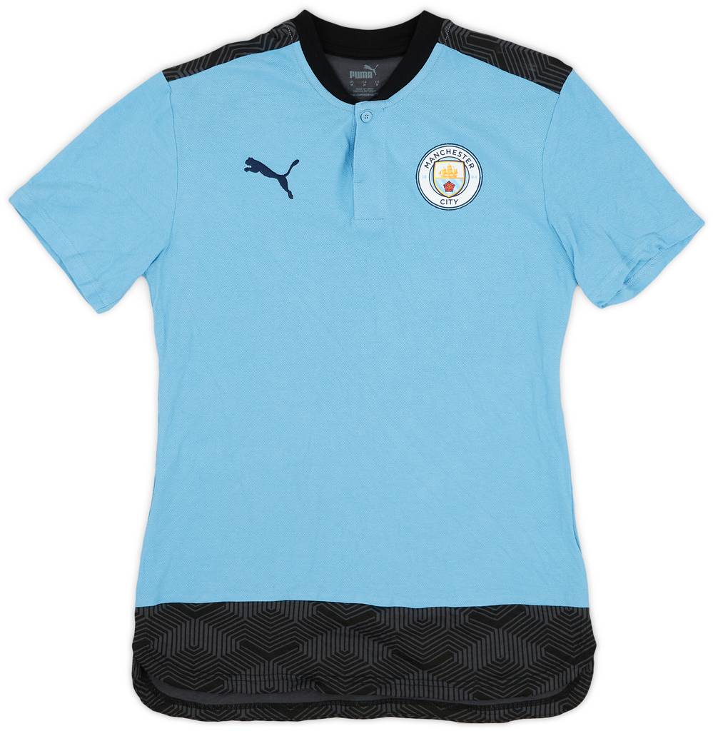 2019-20 Manchester City Puma Polo Shirt - 8/10 - (M)