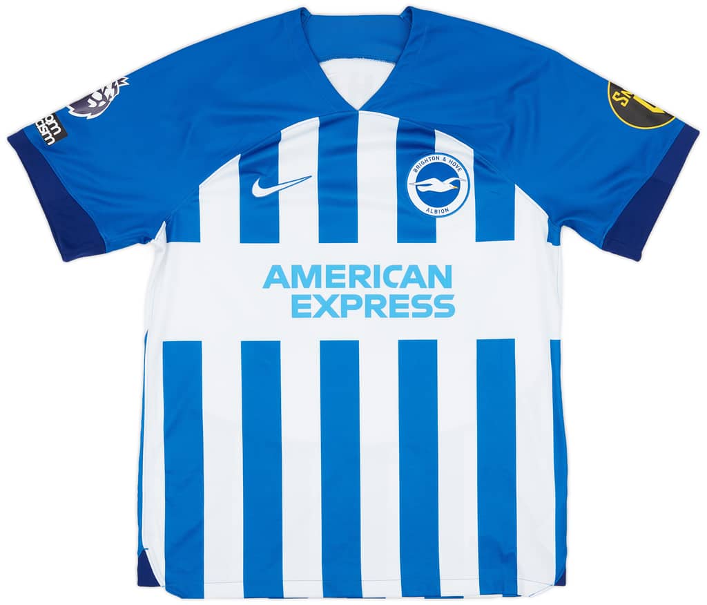 2023-24 Brighton Match Issue Home Shirt van Hecke #29