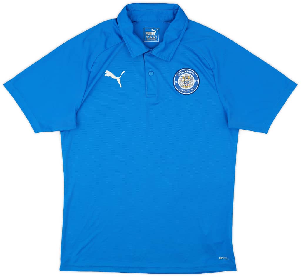2021-22 Stockport County Puma Polo Shirt - 9/10 - (S)