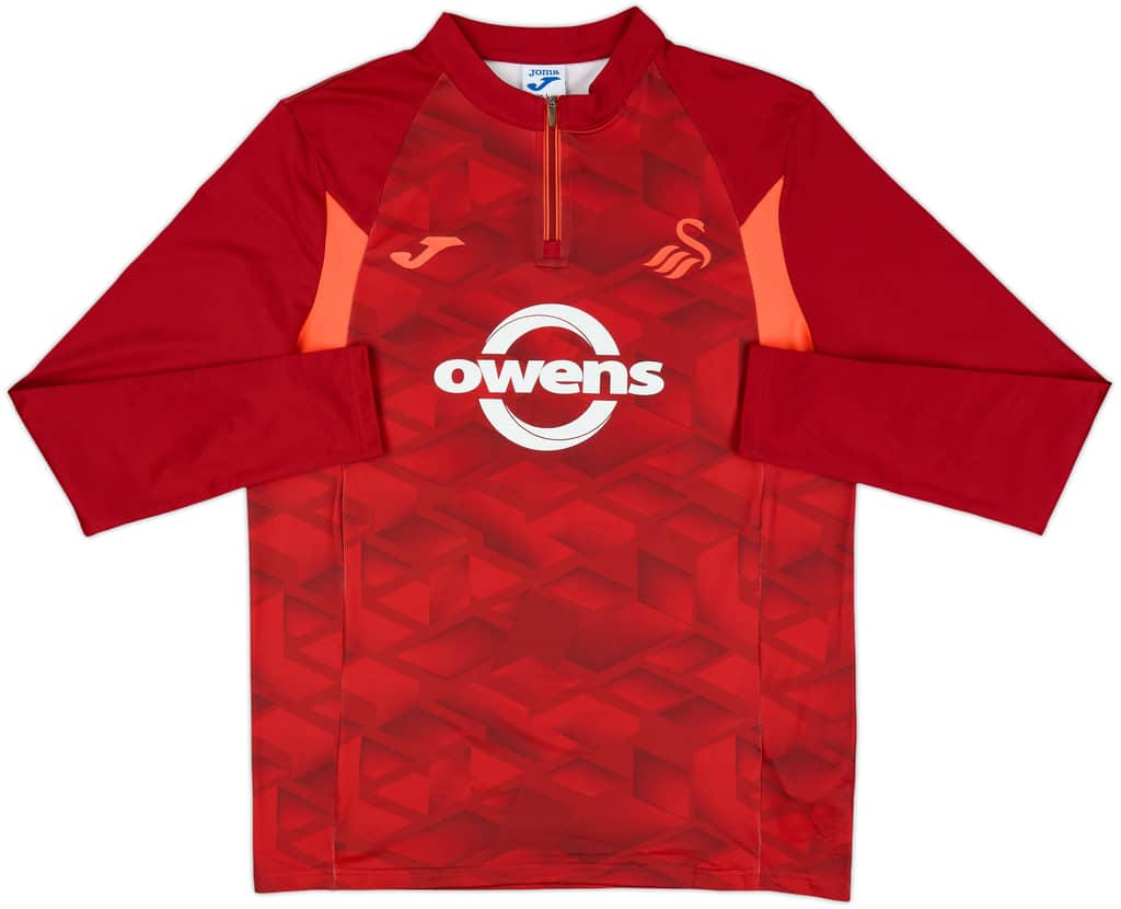2023-24 Swansea City Joma 1/4 Zip Training Top - As New