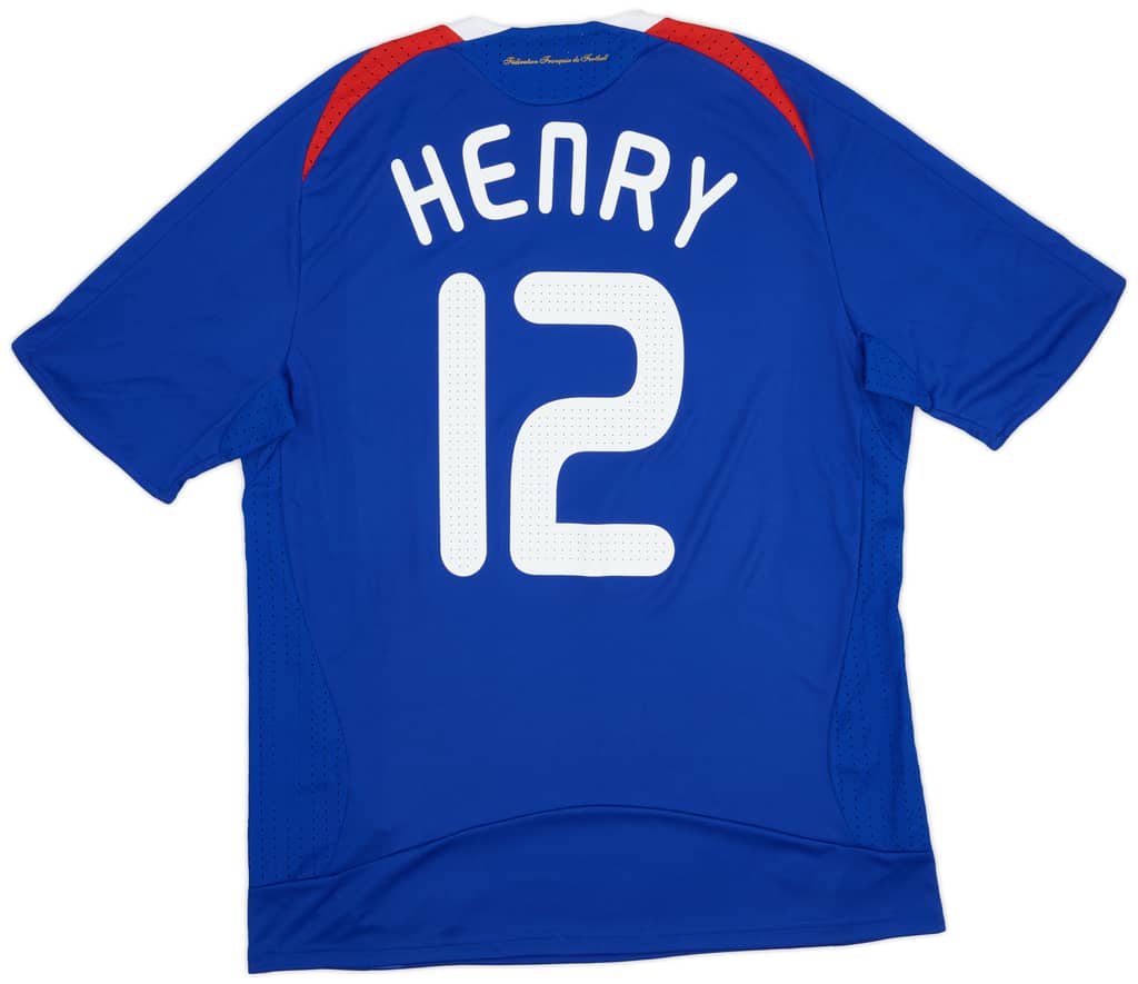 2007-08 France Home Shirt Henry #12 (L)