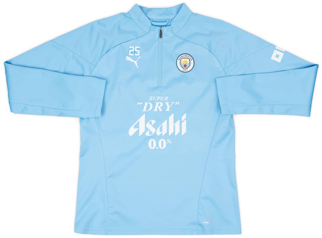2023-24 Manchester City Player Issue 1/4 Zip Rain Top #25 (Akanji) - 7/10 - (S)