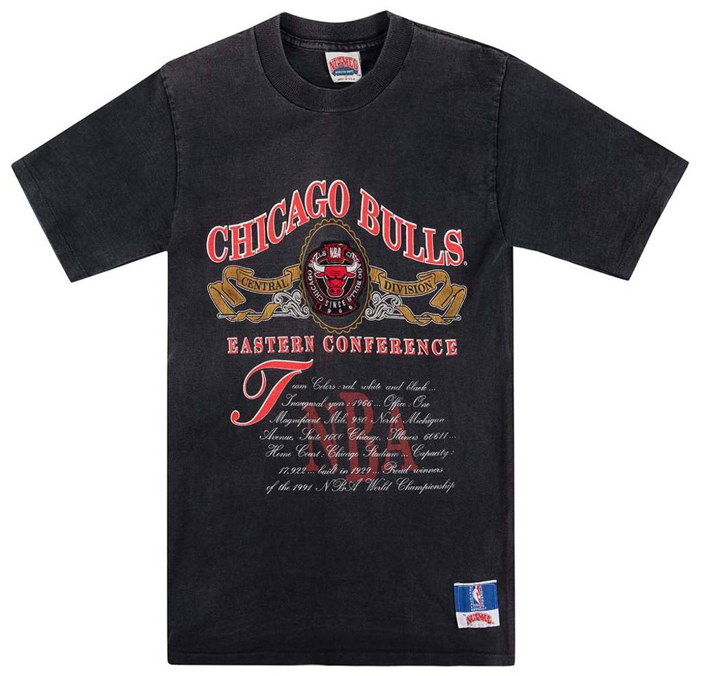 1991 Chicago Bulls Nutmeg Graphic Tee M