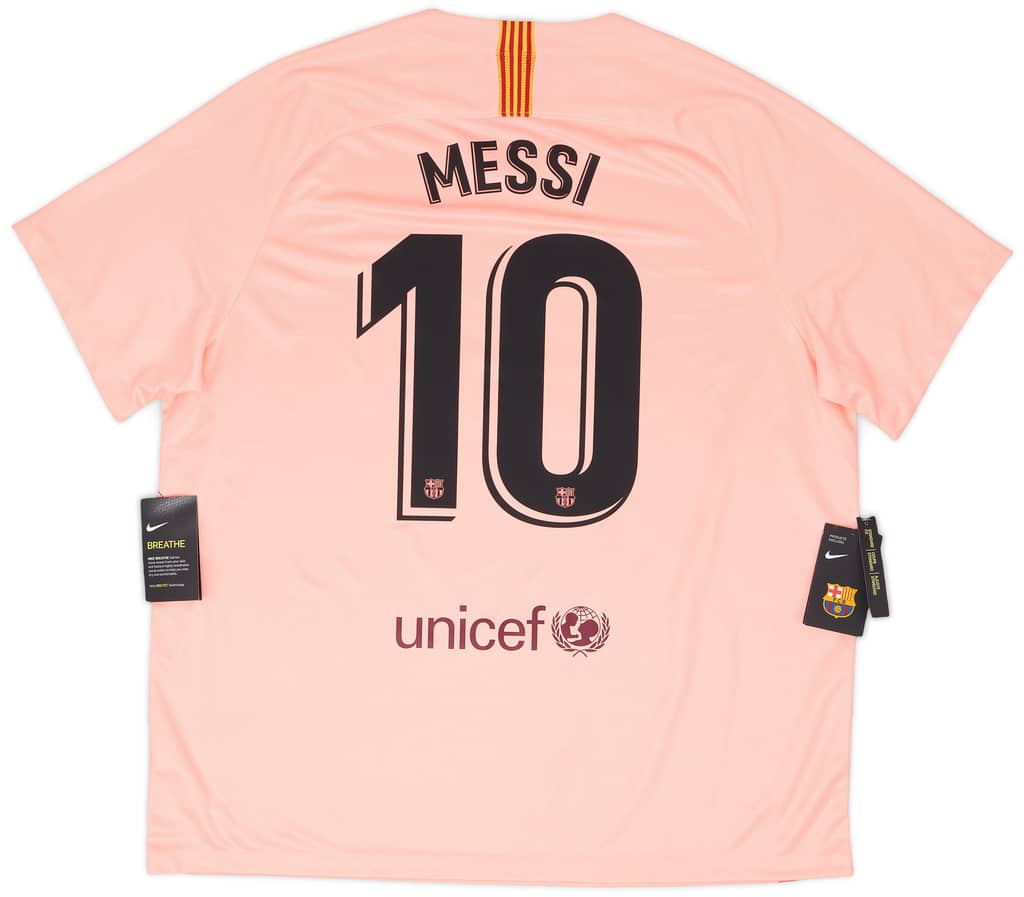 2018-19 Barcelona Third Shirt Messi #10 (XXL)