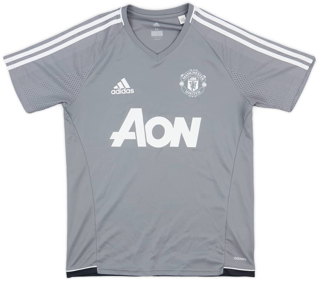 2017-18 Manchester United adizero Training Shirt - 7/10 - (M)