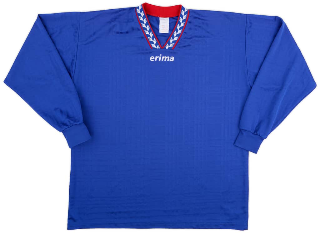 1990s Erima Template L/S Shirt - 10/10 - (L/XL)