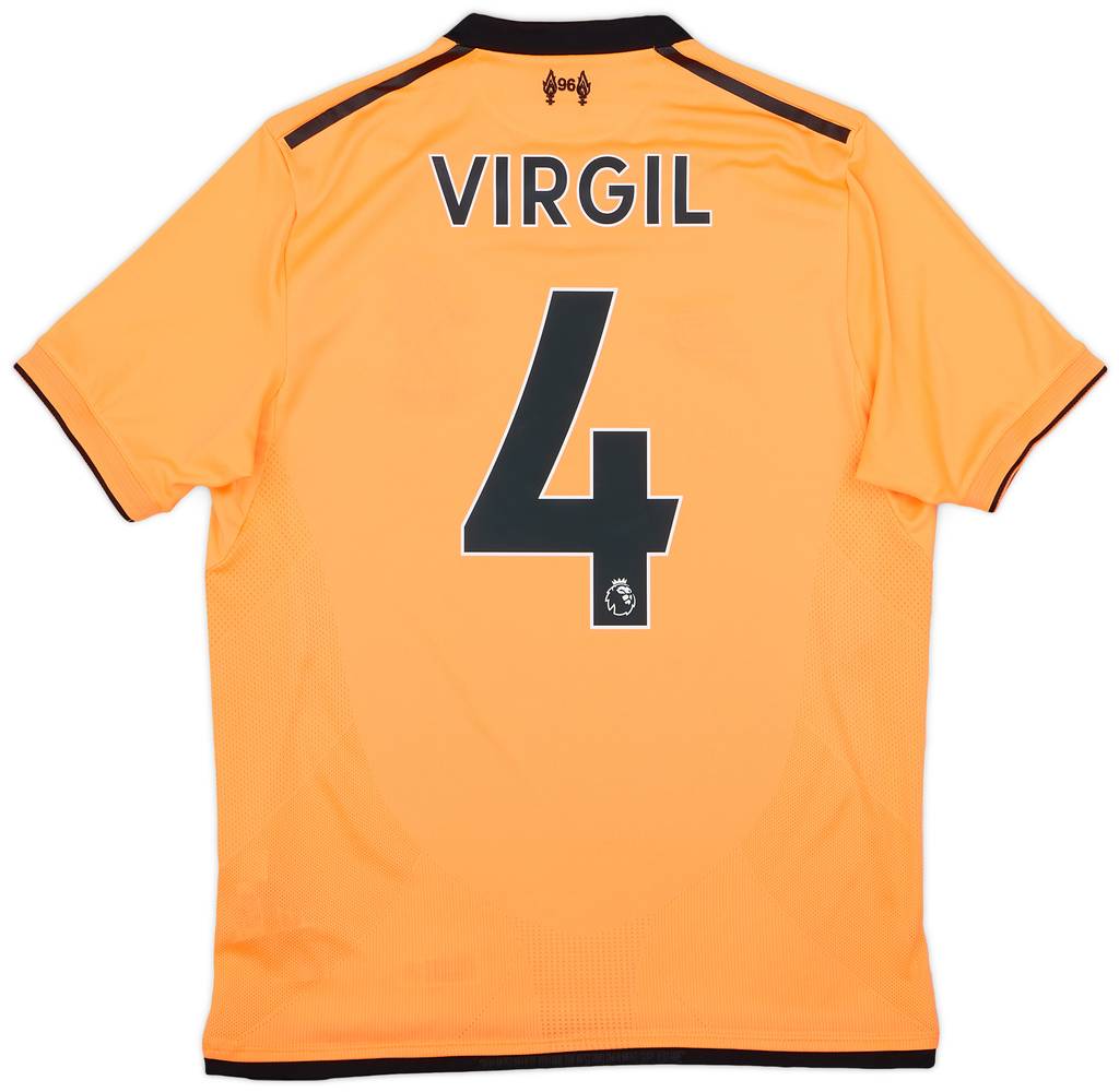 2017-18 Liverpool 125 Years Third Shirt Virgil #4 - 9/10 - (S)