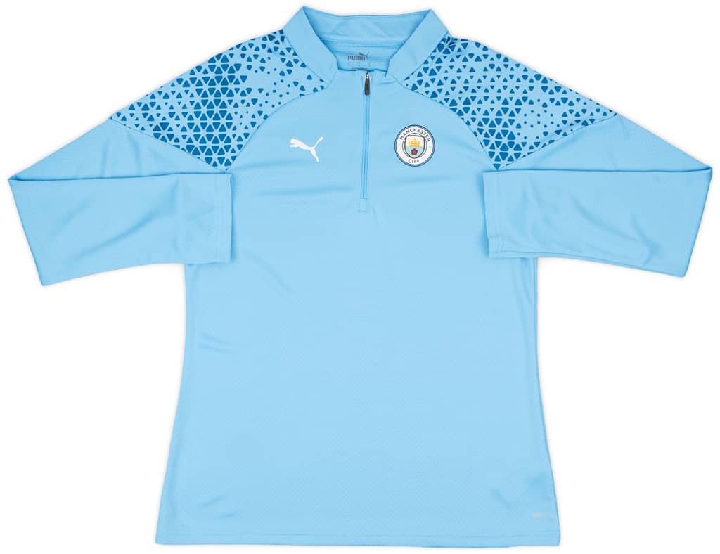 2023-24 Manchester City Women's Puma 1/4 Zip Training Top - As New - (L)