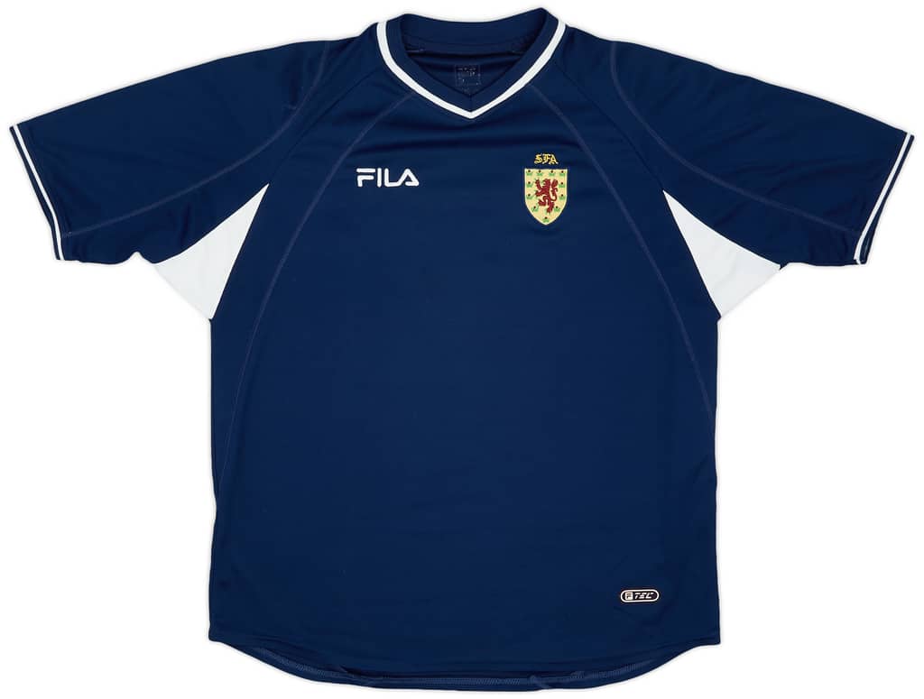 2000-02 Scotland Home Shirt - 8/10 - (XL)