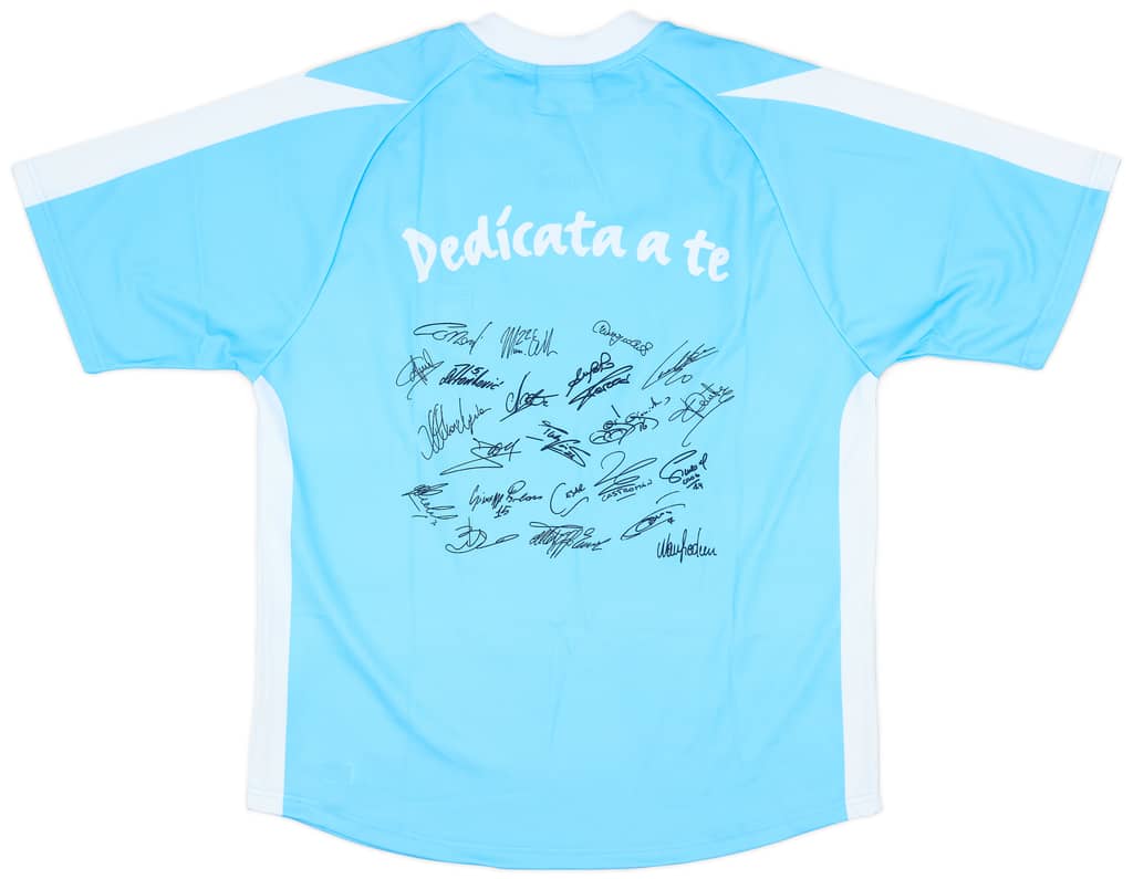 2003-04 Lazio 'Signed' Basic Home Shirt - 9/10 - (M)