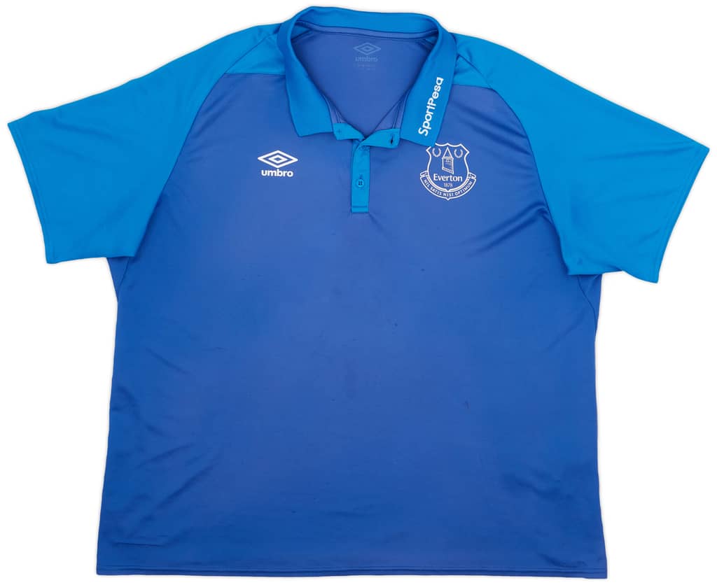 2017-18 Everton Umbro Polo Shirt - 7/10 - (XXL)