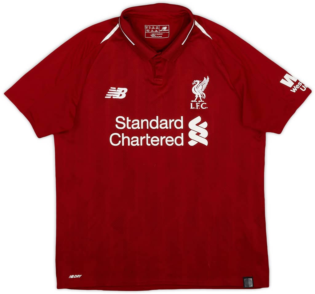 2018-19 Liverpool Home Shirt - 6/10 - (XL.Boys)