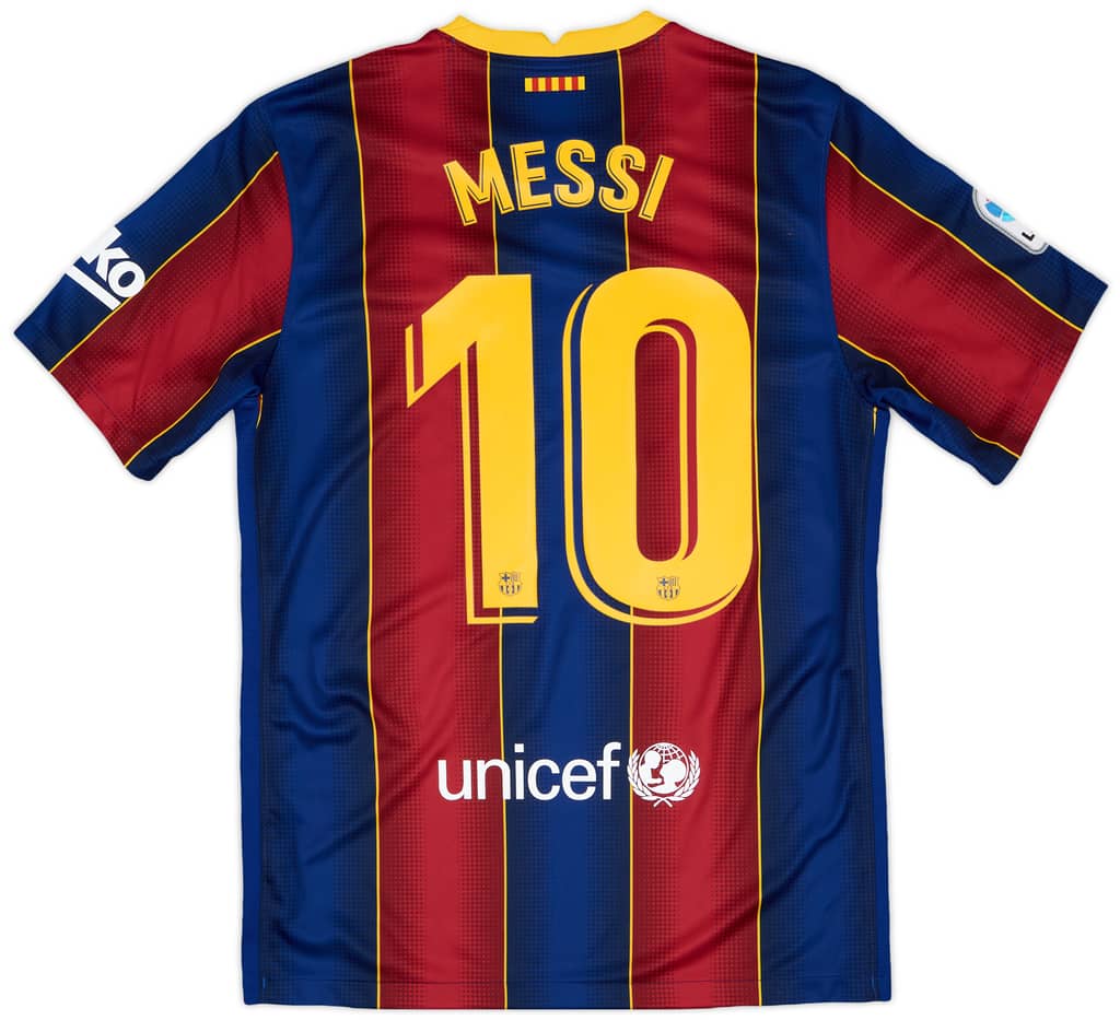 2020-21 Barcelona Home Shirt Messi #10