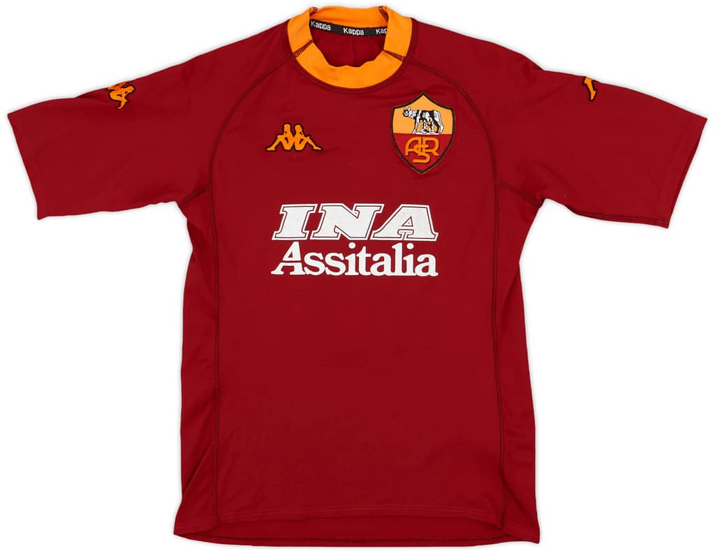 2000-01 Roma Home Shirt Nakata #8 - 6/10 - (S)
