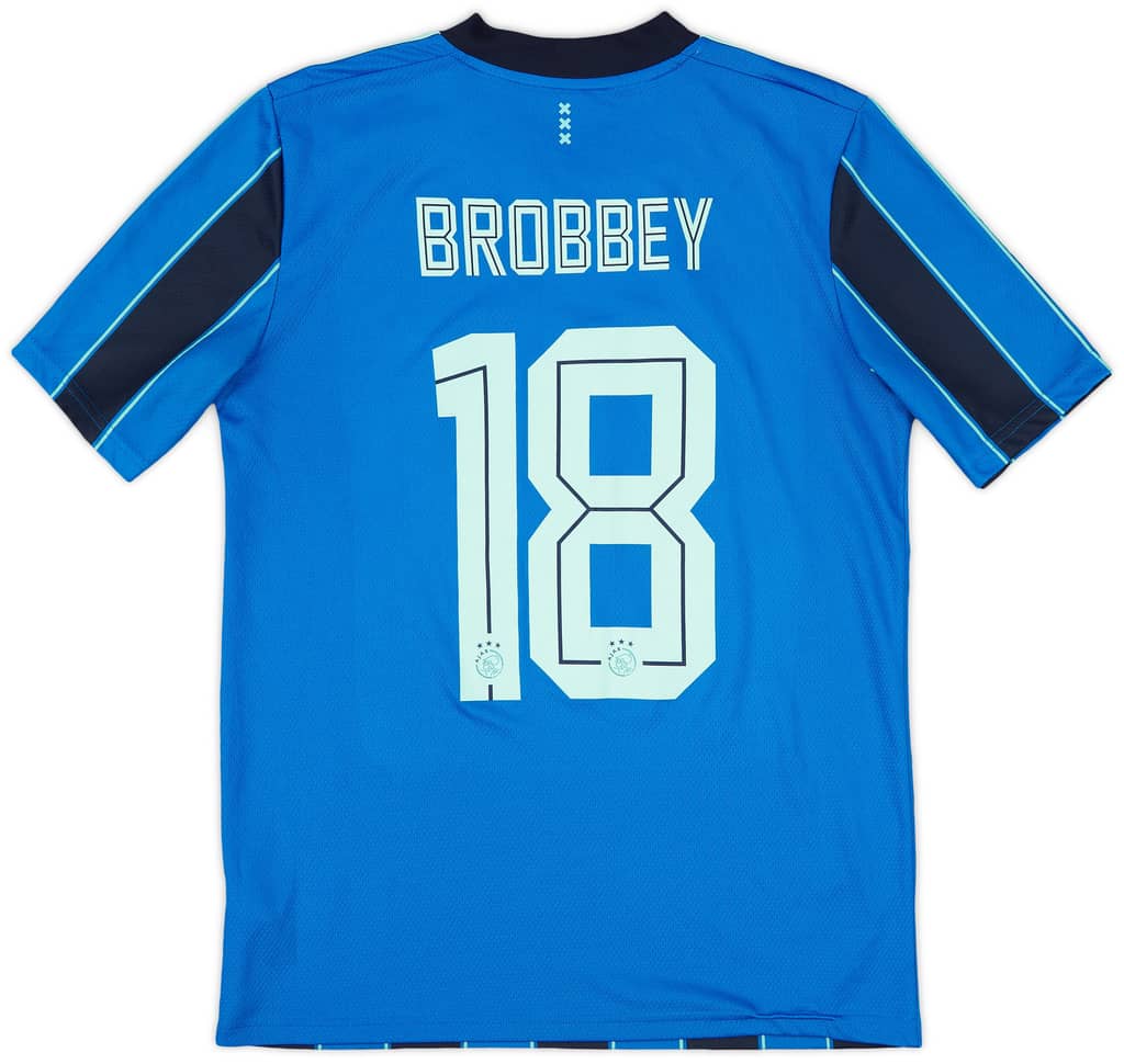 2021-22 Ajax Away Shirt Brobbey #18 - 10/10 - (XL.Boys)
