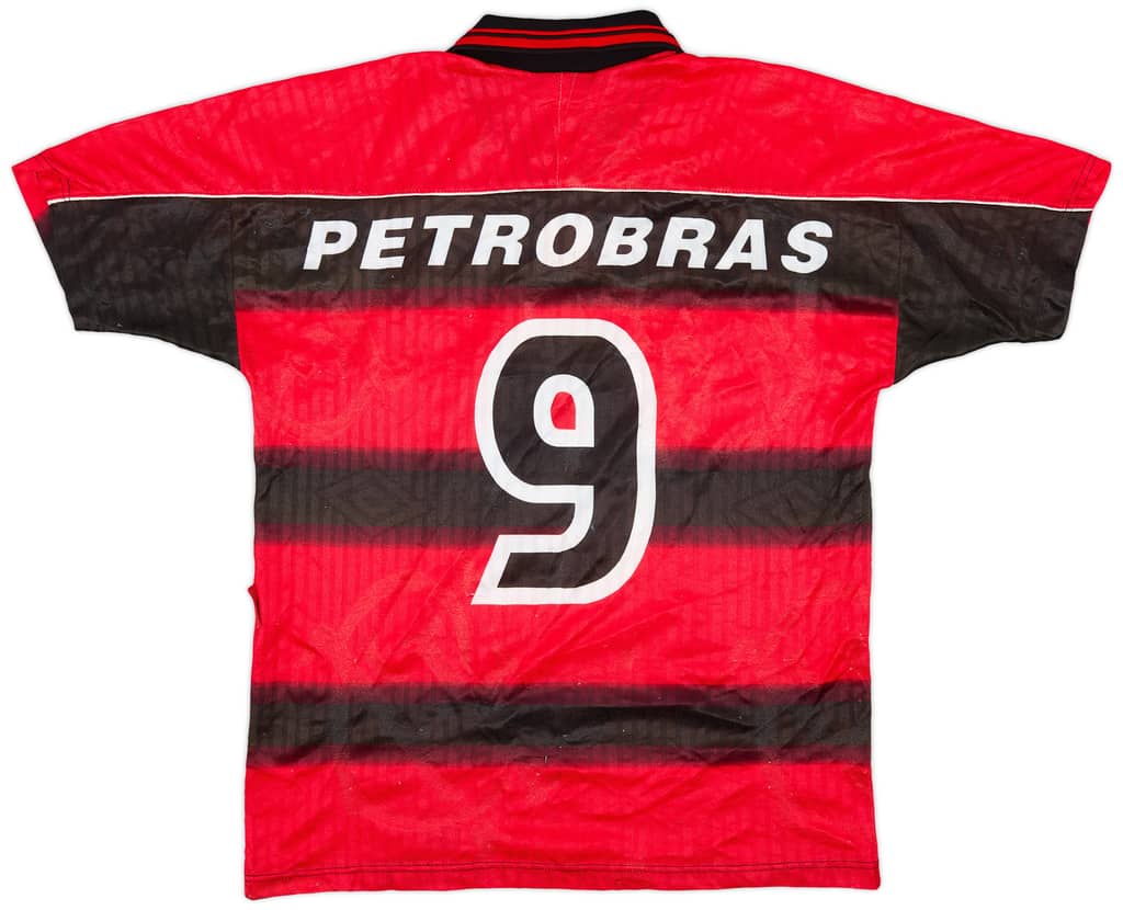 1997-99 Flamengo Home Shirt #9 - 8/10 - (S)