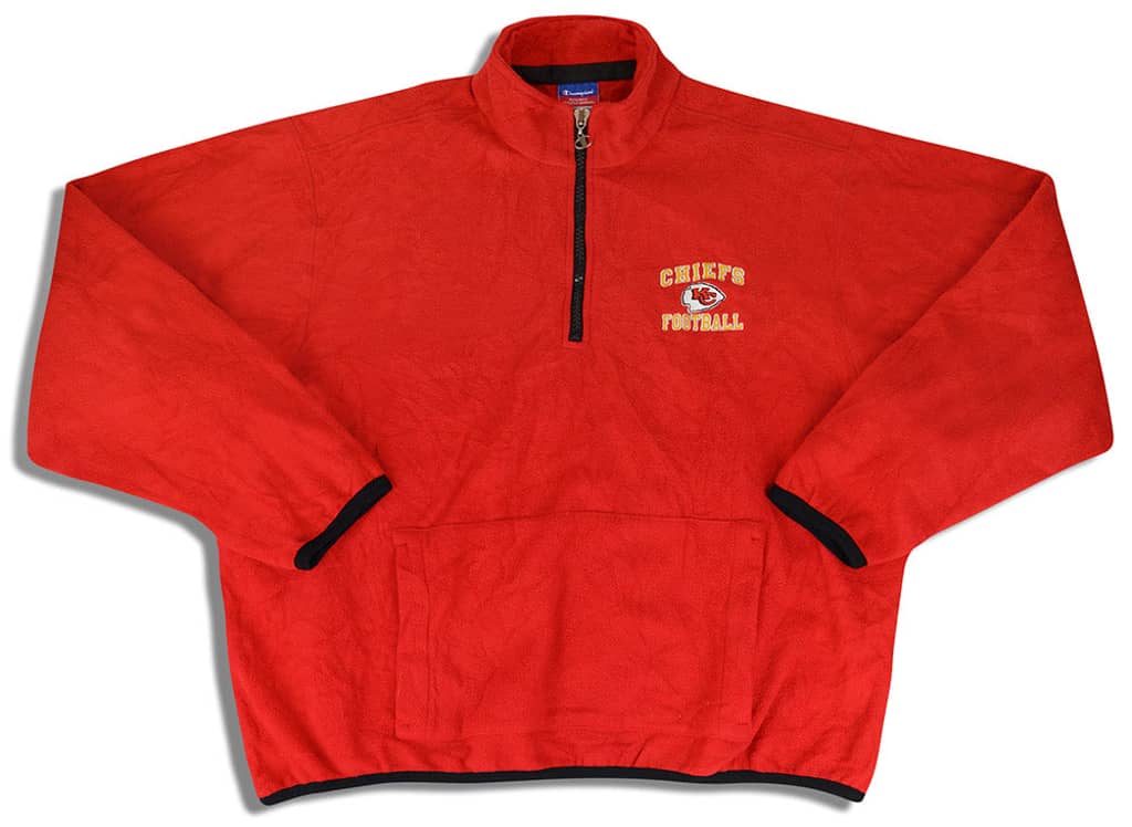 1990s Kansas City Chiefs Champion Fleece Jacket XL