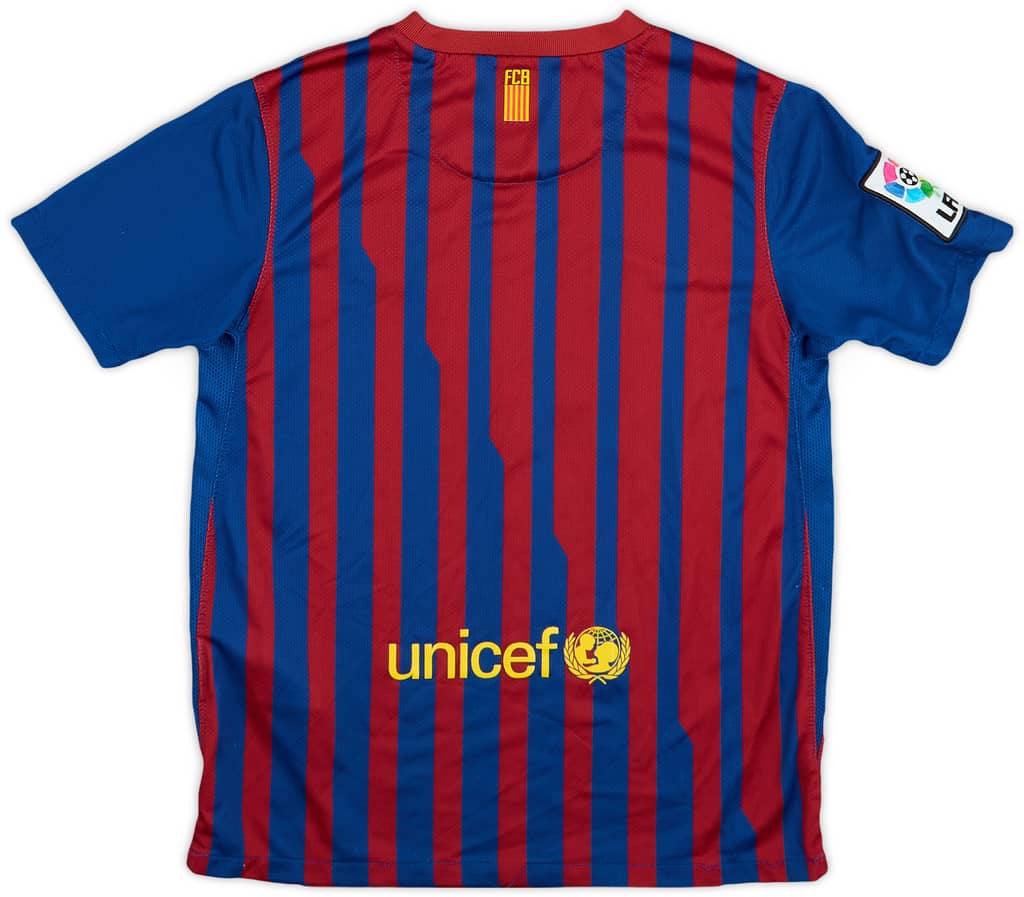 2011-12 Barcelona Home Shirt - 6/10 - (M.Boys)