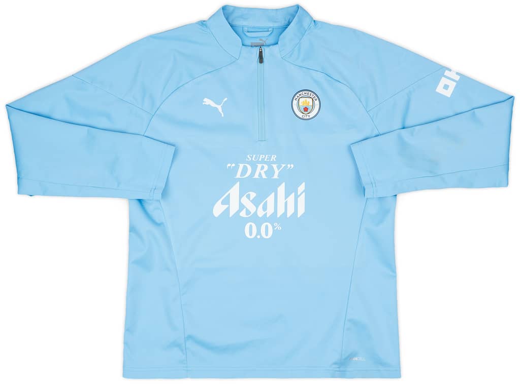 2023-24 Manchester City Women's Player Issue 1/4 Zip Rain Top - 9/10 - (M)