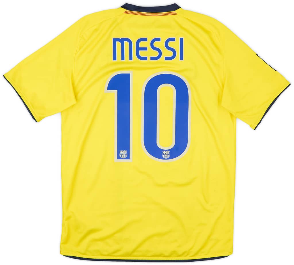 2008-10 Barcelona Away Shirt Messi #10 - 6/10 - (S)