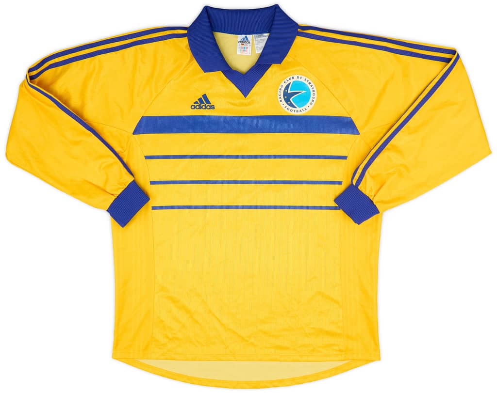 1998-00 Strasbourg Away L/S Shirt - 9/10 - (XL)