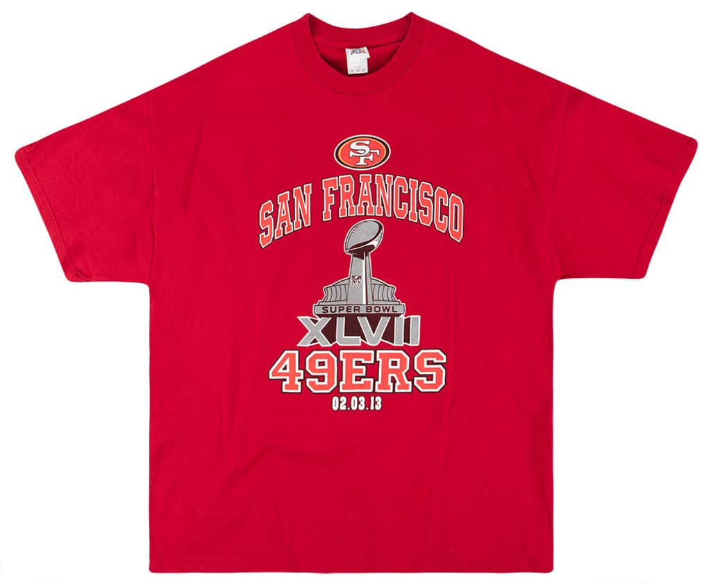 2013 San Francisco 49ers Super Bowl XLVII Tee XXL
