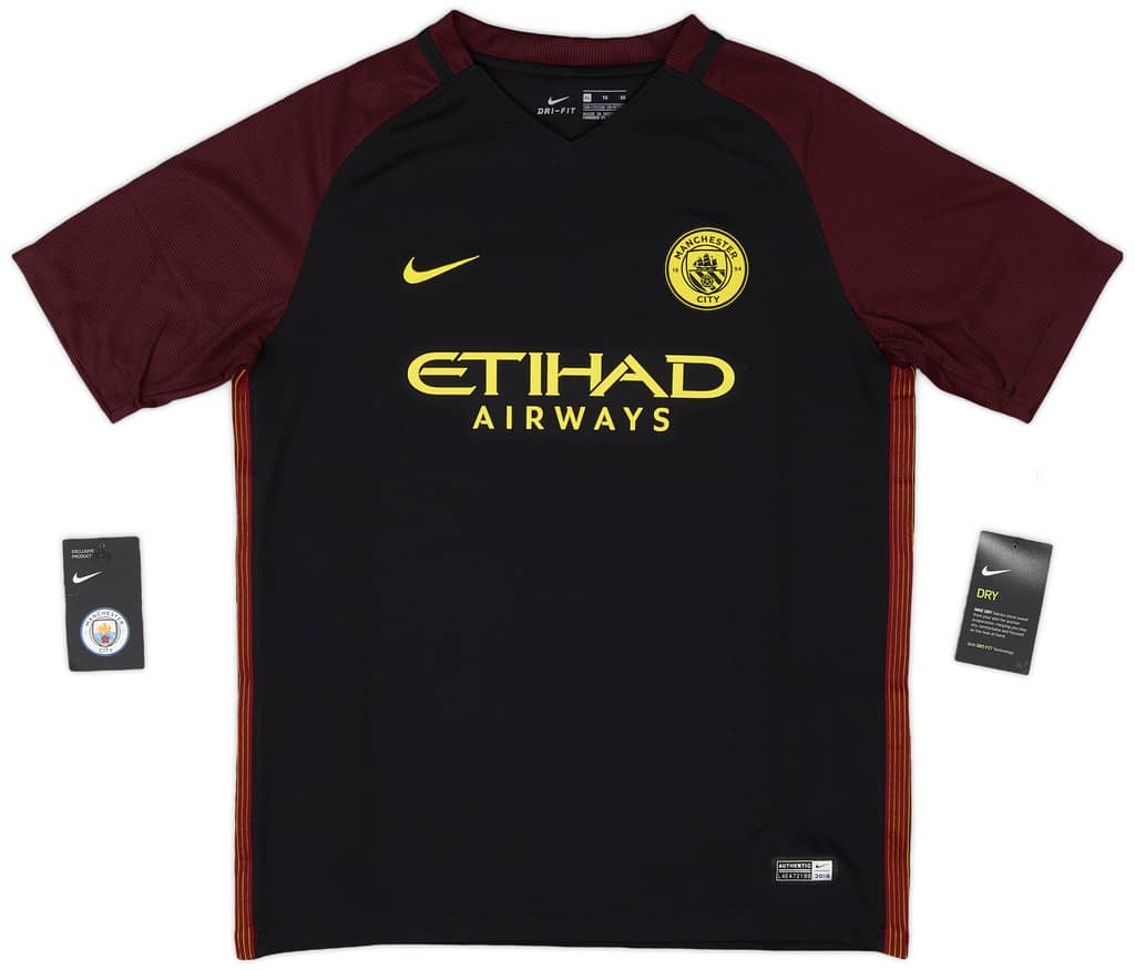 2016-17 Manchester City Away Shirt (XL.Boys)