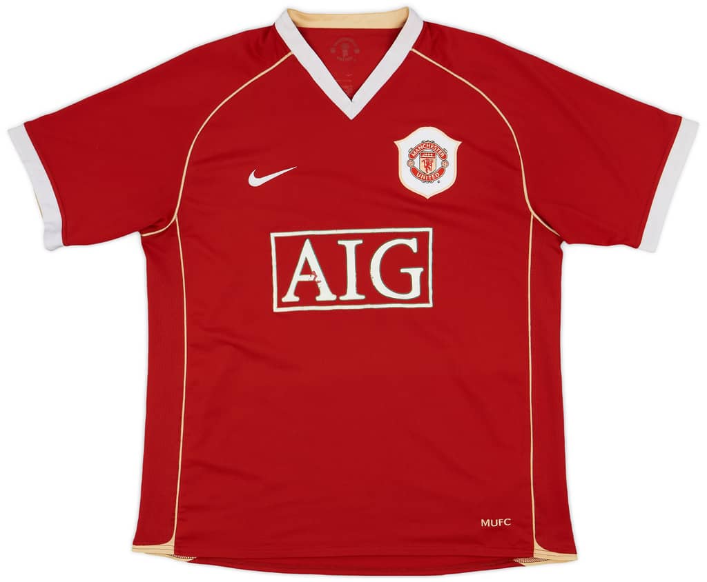 2006-07 Manchester United Home Shirt Solskjaer #20 - 5/10 - (L)