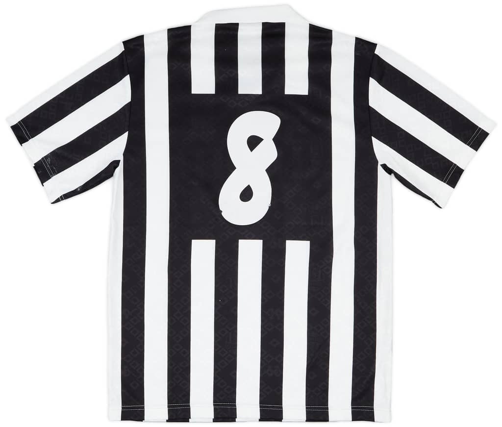 1991-92 Juventus Home Shirt #8 - 6/10 - (XL)