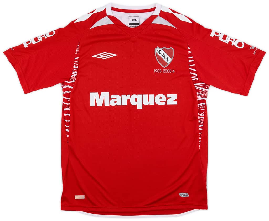 2007-09 Independiente Home Shirt - 9/10 - (S)