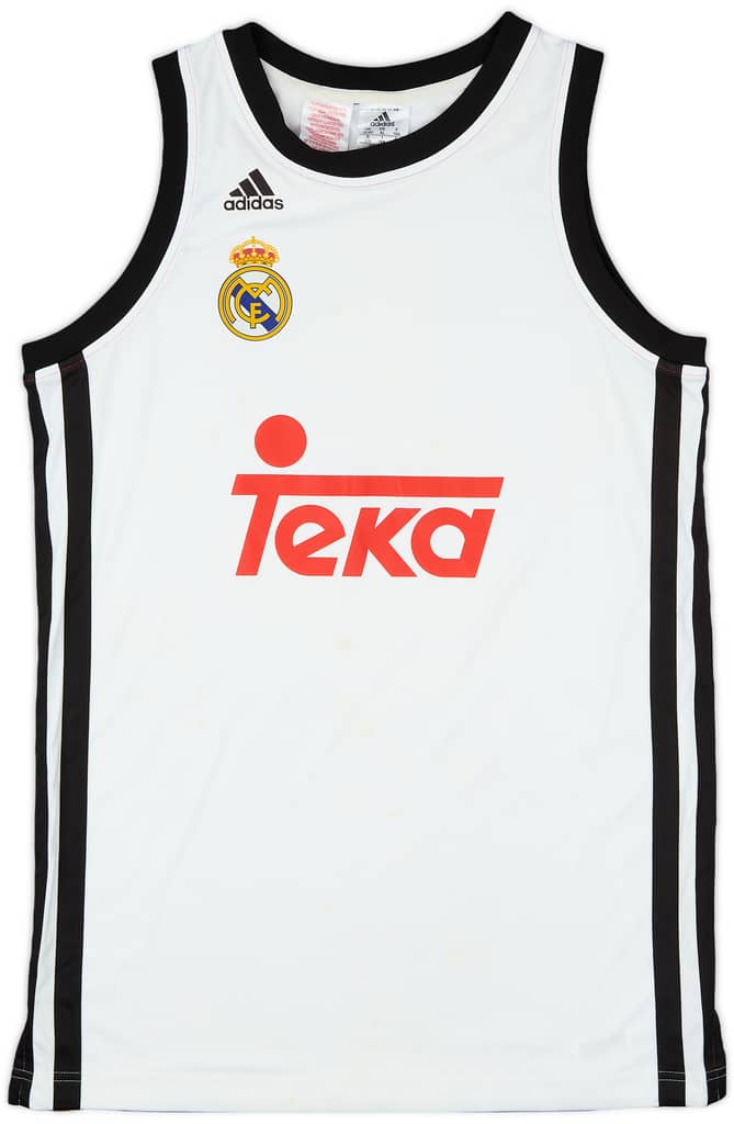 2014-15 Real Madrid adidas Basketball Training Vest - 5/10 - (XL.Boys)