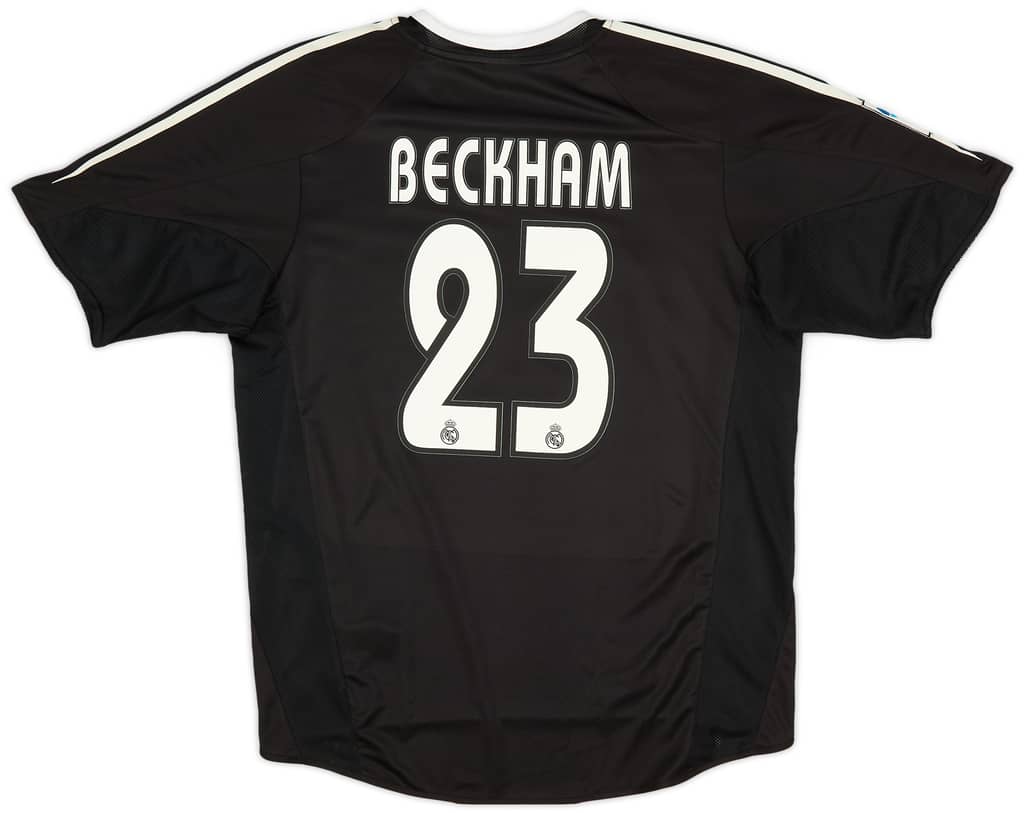 2004-05 Real Madrid Away Shirt Beckham #23 (M)
