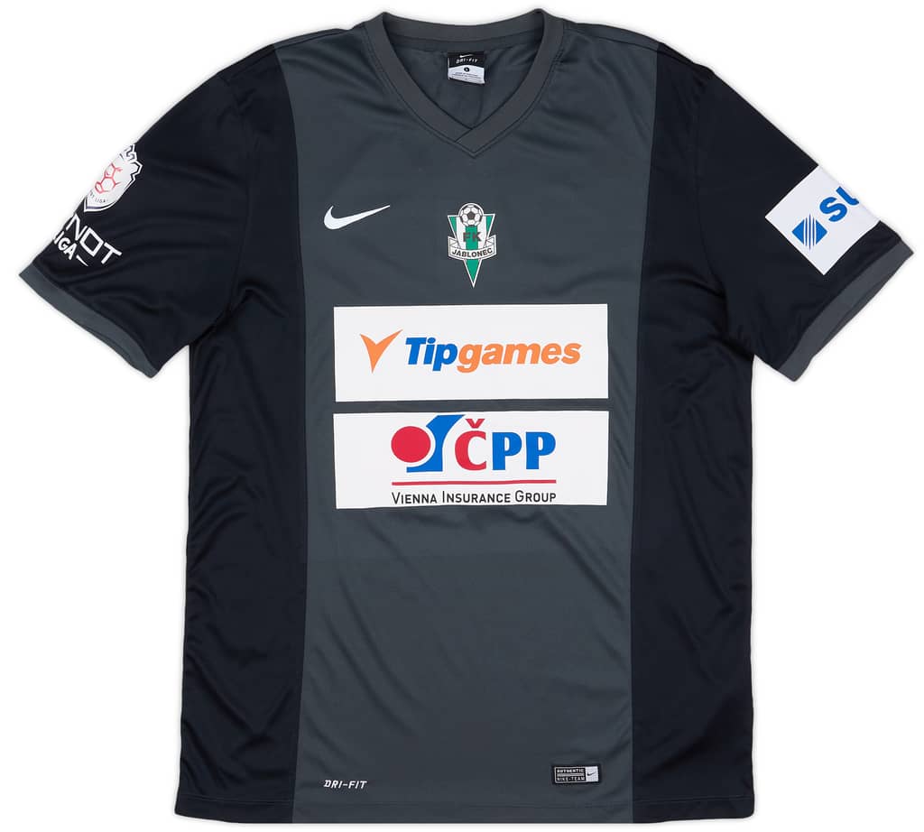 2014-15 FK Jablonec Player Issue Away Shirt Pernica #4 - 9/10 - (M)