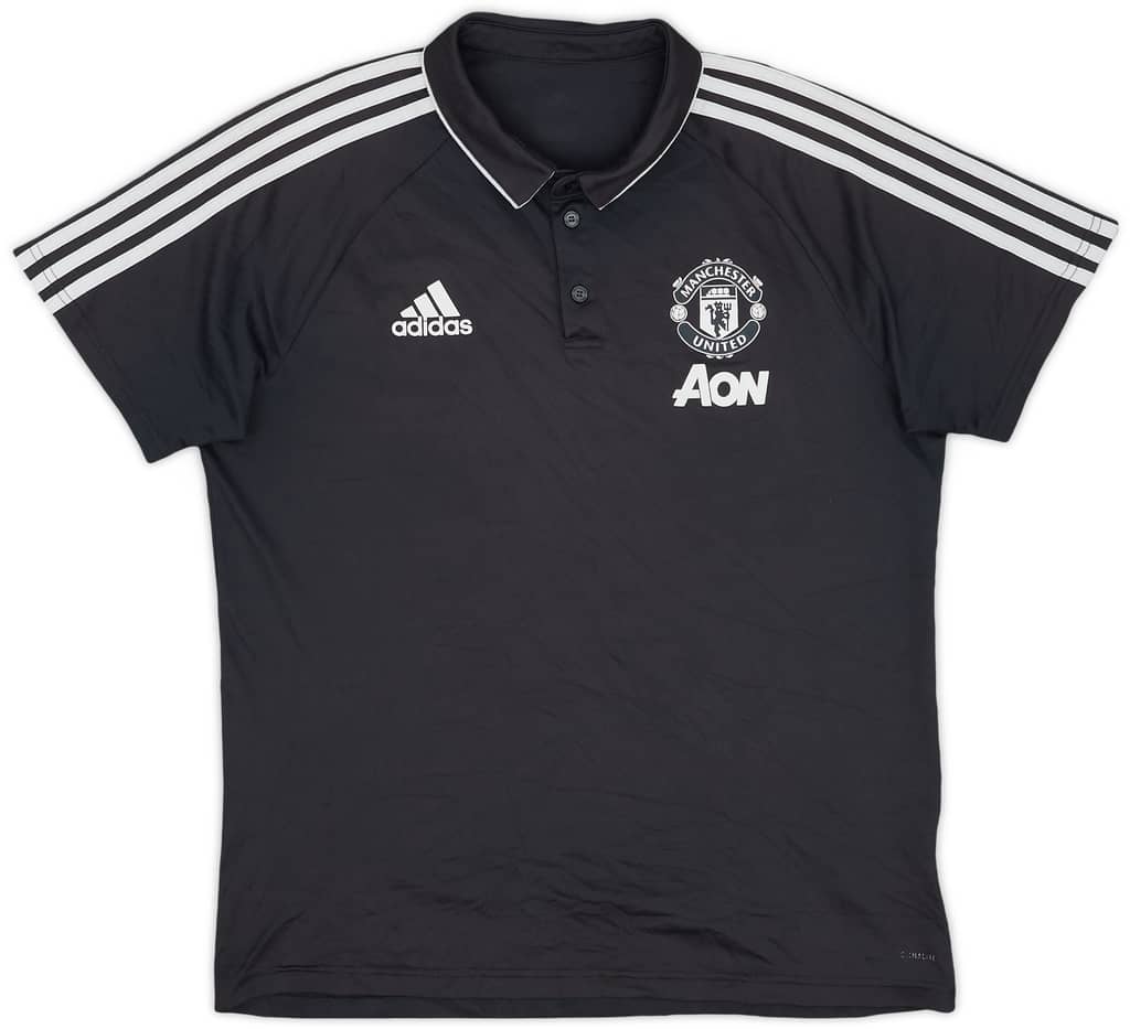 2017-18 Manchester United adidas Polo Shirt - 8/10 - (L)