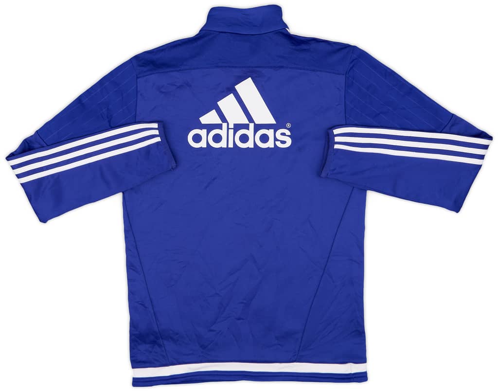 2015-16 Chelsea adidas 1/4 Zip Drill Top - 8/10 - (XS)
