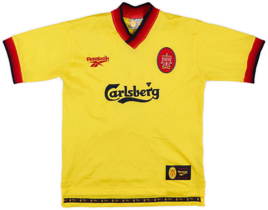 1997-99 Liverpool Away Shirt Berger #15 - 5/10 - (Y)
